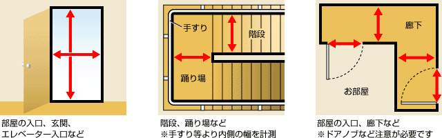 マッサージチェア搬入についてのご注意